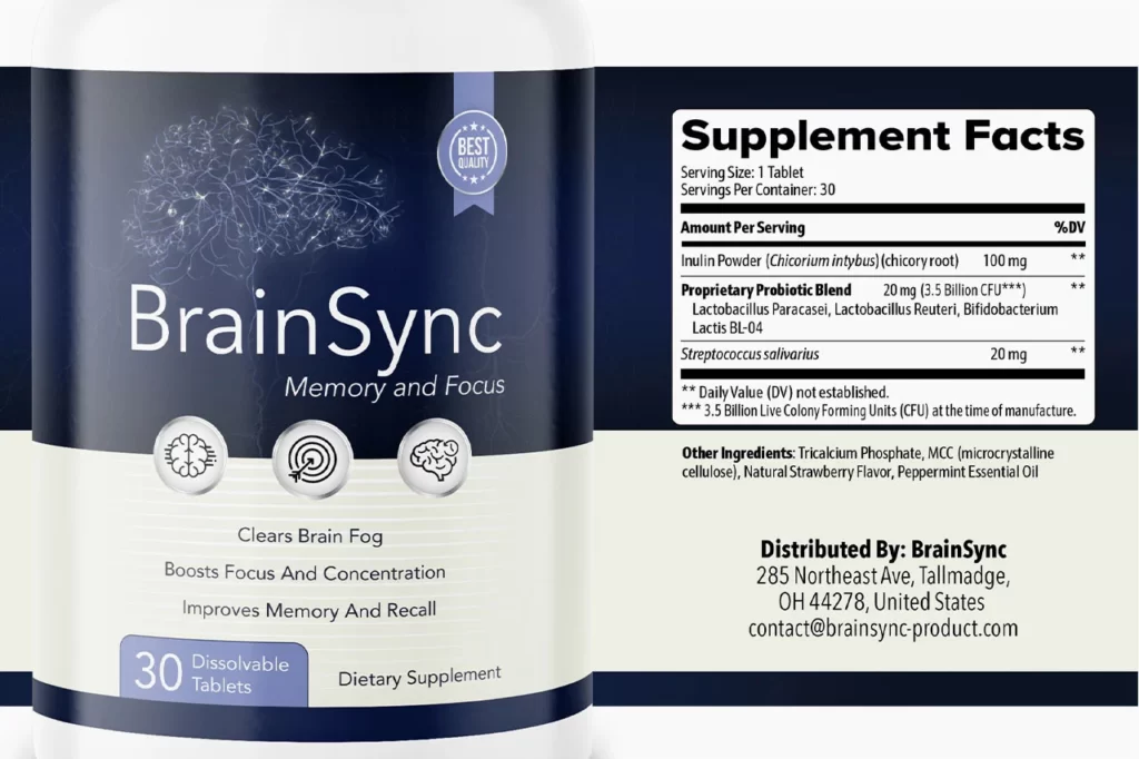 Brainsync Ingredients